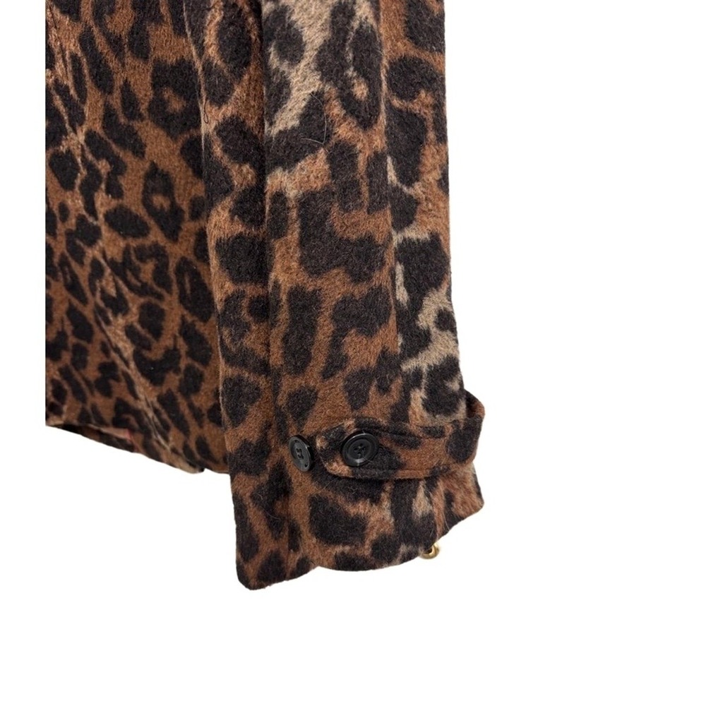 Jaclyn Smith Leopard Print Coat Women's XL – Retro Chic Statement Jacket - Picture 5 of 9